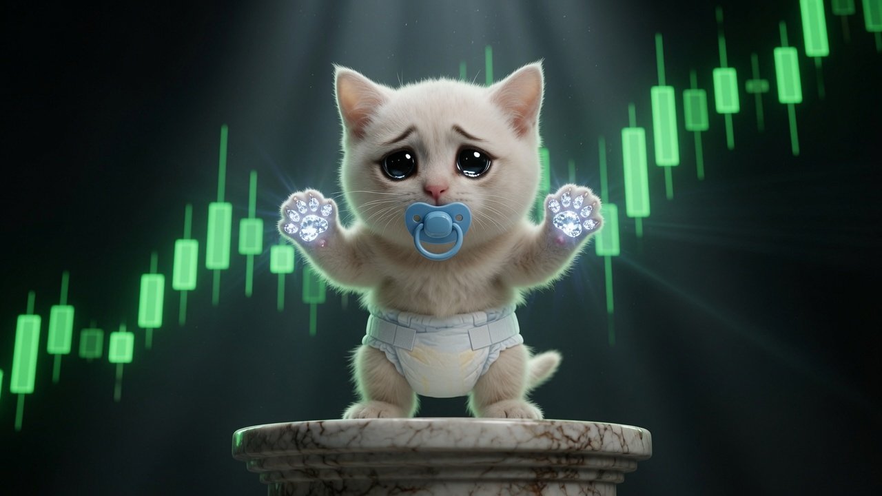 Baby CashCat diamond hands